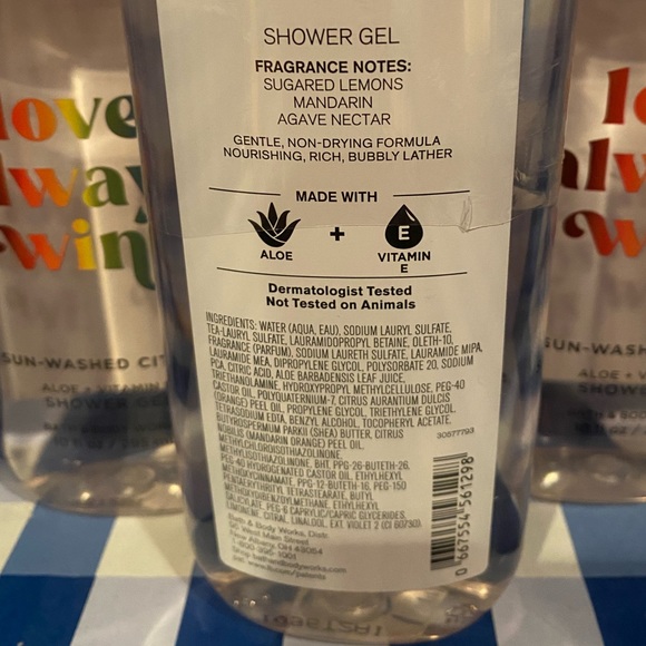 LOVE ALWAYS WINS PRIDE Sunshine Citrus shower gel-Lot of 3-Bath & Body Works 🌈 - Picture 2 of 4